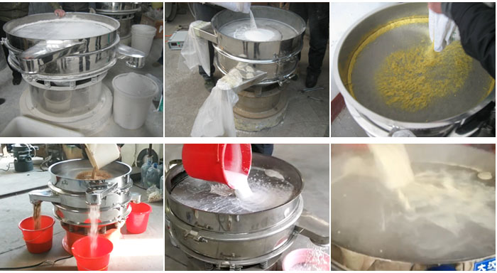 豆?jié){振動(dòng)篩可適用于化工行業(yè)、食品行業(yè)、冶金礦業(yè)、公害處理等行業(yè)