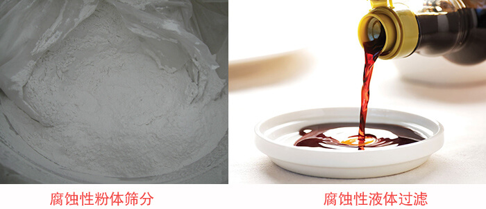 PP材質(zhì)塑料篩分機(jī)整機(jī)可篩分物料特性。